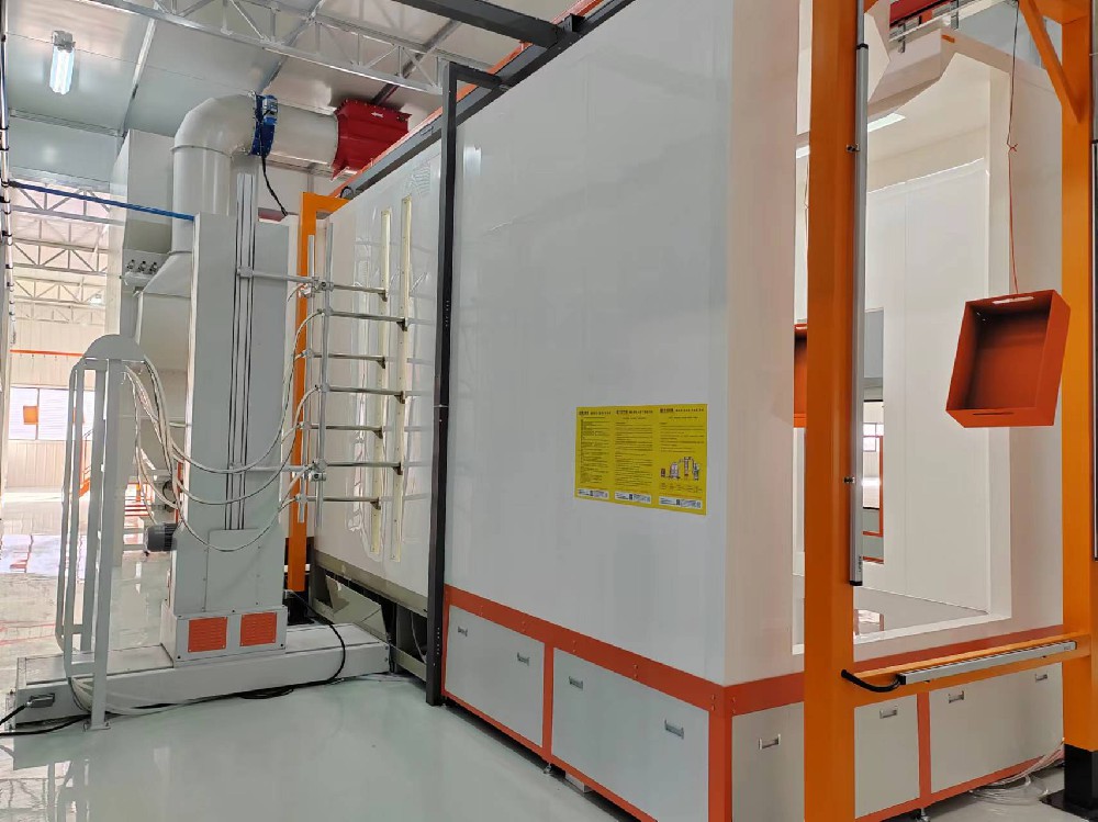 Large cyclone spray room system equipment
