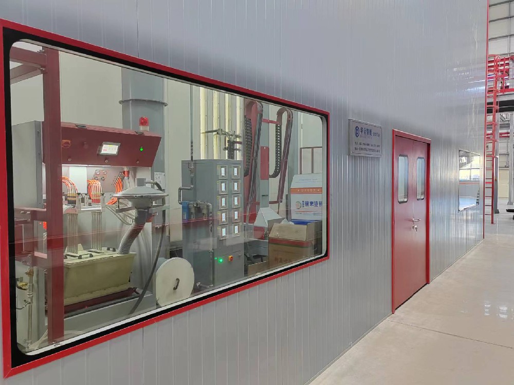Large cyclone spray room system equipment